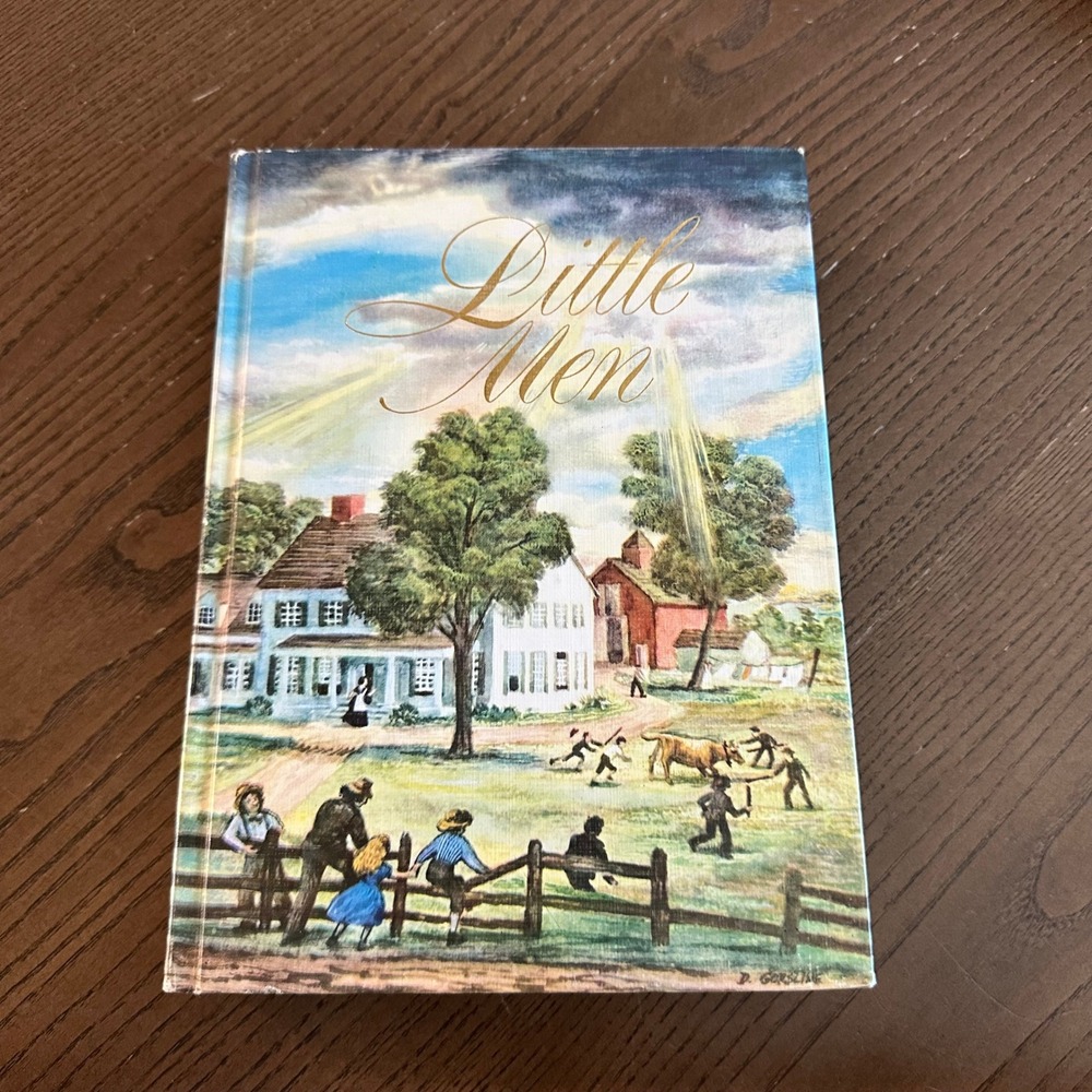 Little Men Louisa May Alcott Illustrated Junior Library 1984 Grosset & Dunlap